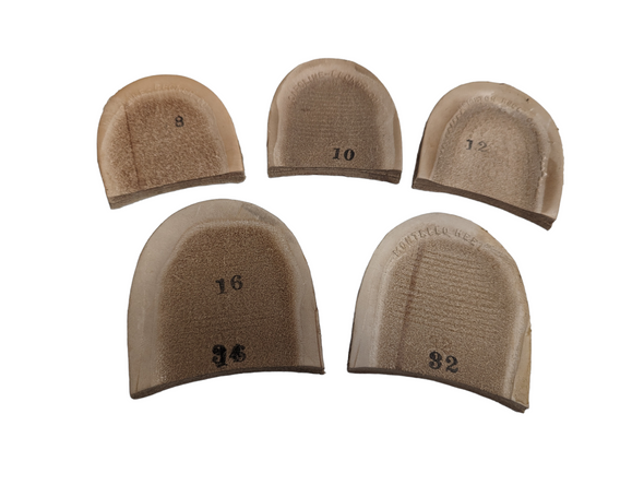 Leather Heel Bases 3/8" (Pairs)