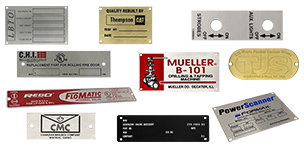 ETCHED<br>Metal Nameplates