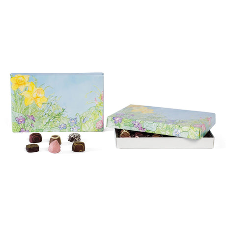 Spring Garden - Candy Box Lid - (1 lb) 9-5/8 x 6-1/8 x 1-1/8"