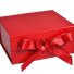 Matte Red - Magnetic Ribbon Tie Gift Box - 10 x 10 x 4-1/2"