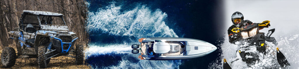 Recreational equipment header image, showcasing applications for Fisher Barton components in leisure and sport products.