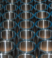 Array of high-quality metal cylinders produced by SC Industries, in Houston.